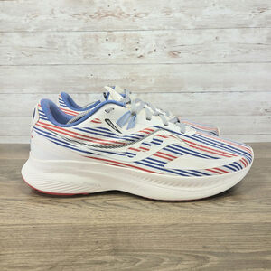 Saucony Guide 15 Mens Running Shoes Red White Blue Size 12
